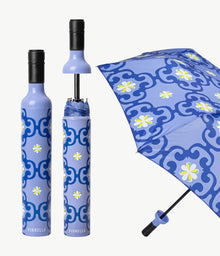  Azul Blue and Purple Bottle Umbrella by Vinrella