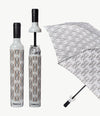 Savanna Tribal beige patterned Bottle Umbrella by Vinrella