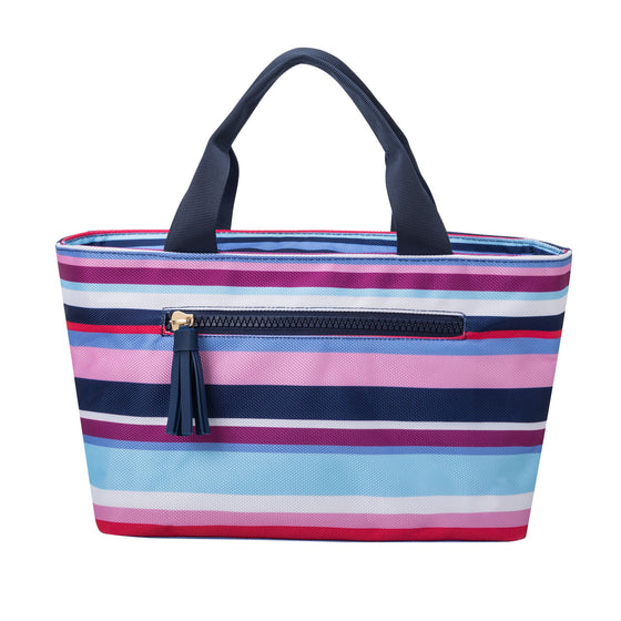 Vinrella striped lunch bag
